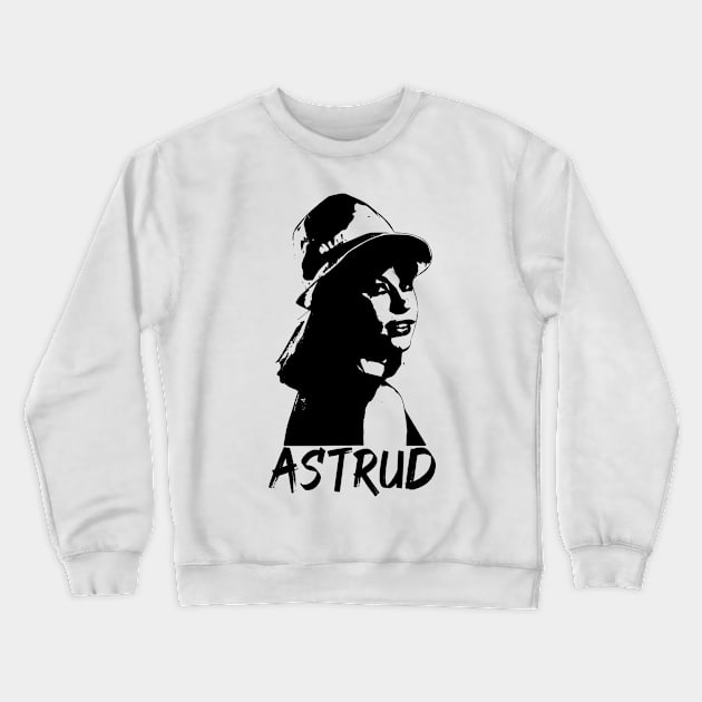 Celebrating Astrud Gilberto Crewneck Sweatshirt by Color-Lab